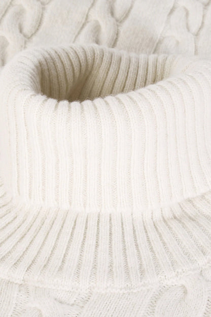 Saint-Malo Fisherman Turtleneck - Ecru