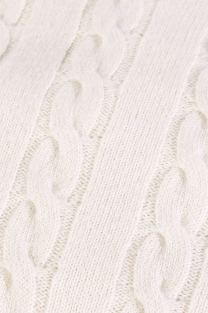 Saint-Malo Fisherman Turtleneck - Ecru