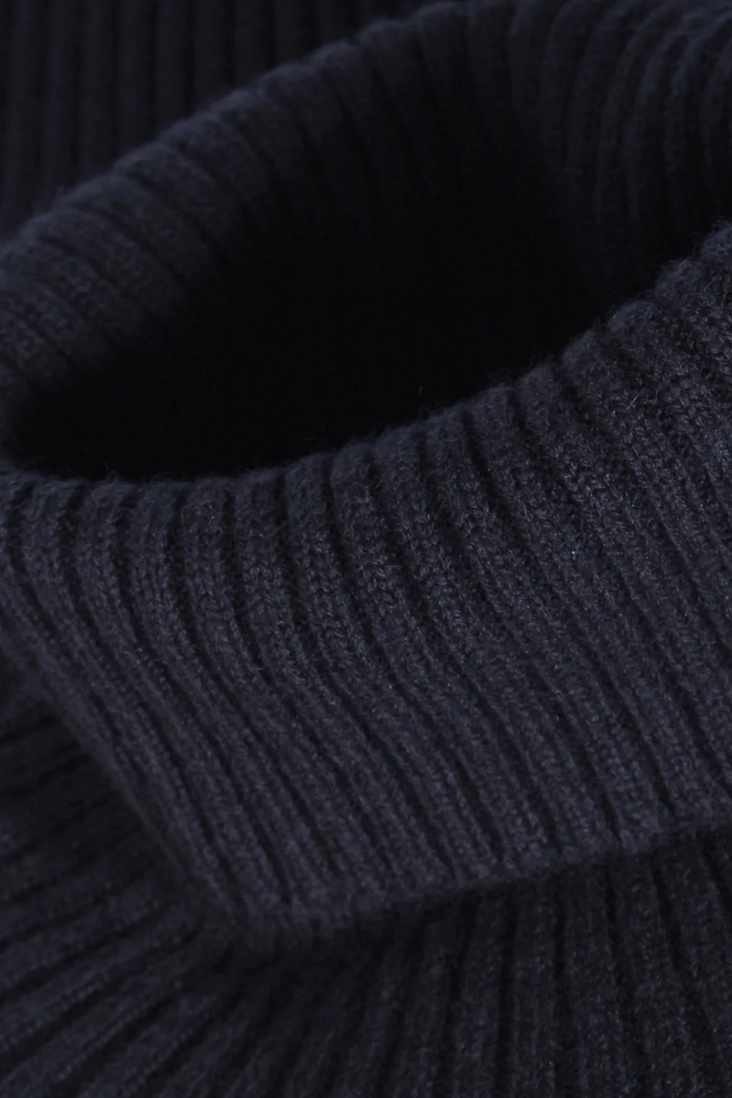 Saint-Malo Fisherman Turtleneck - Navy