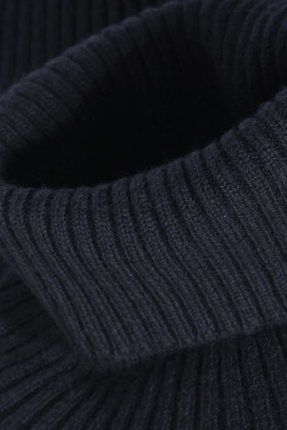 Saint-Malo Fisherman Turtleneck - Navy