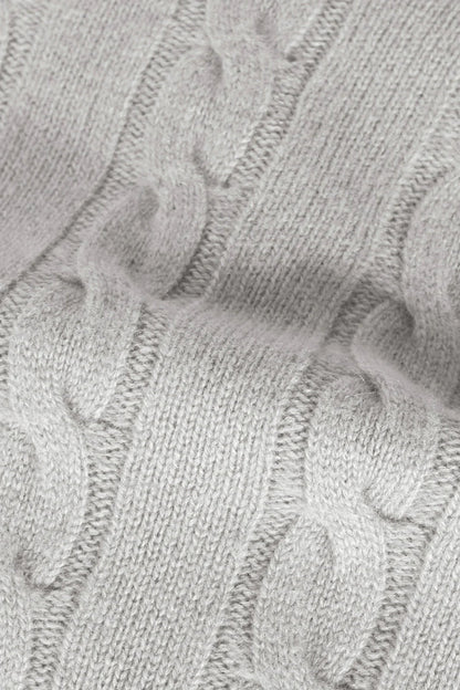 Saint-Malo Fisherman Turtleneck - Grey