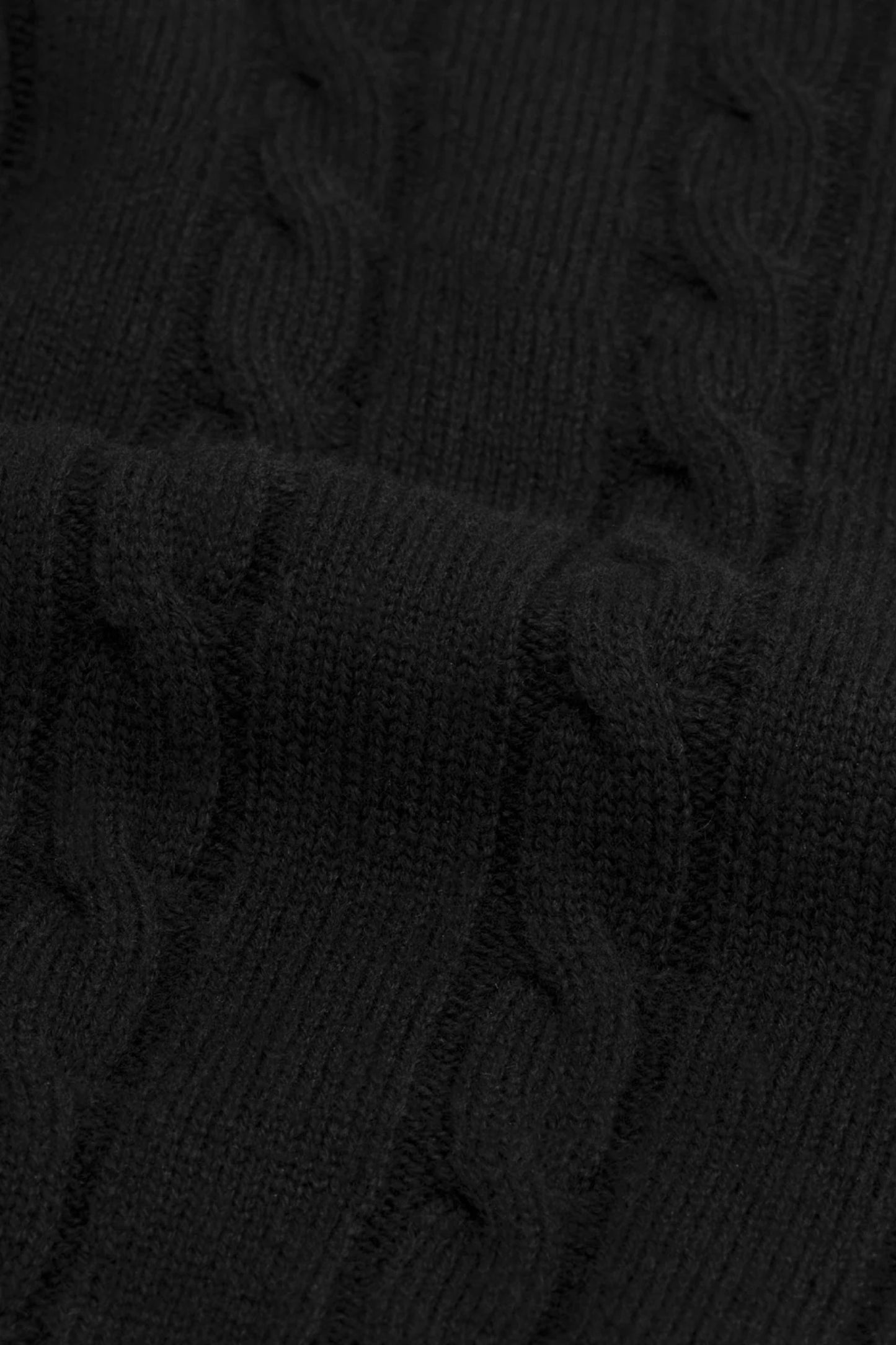 Saint-Malo Fisherman Turtleneck - Black