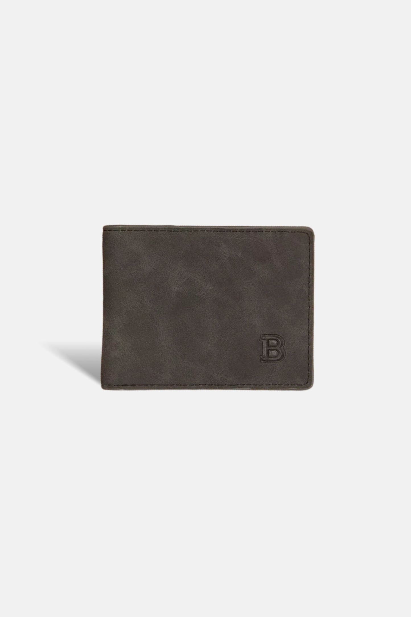 Brown suede wallet