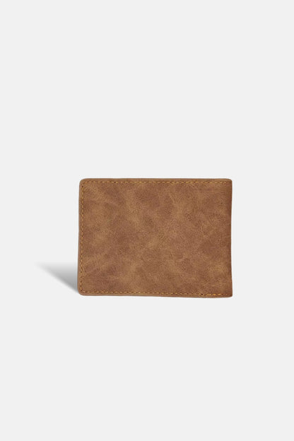 Light brown suede wallet