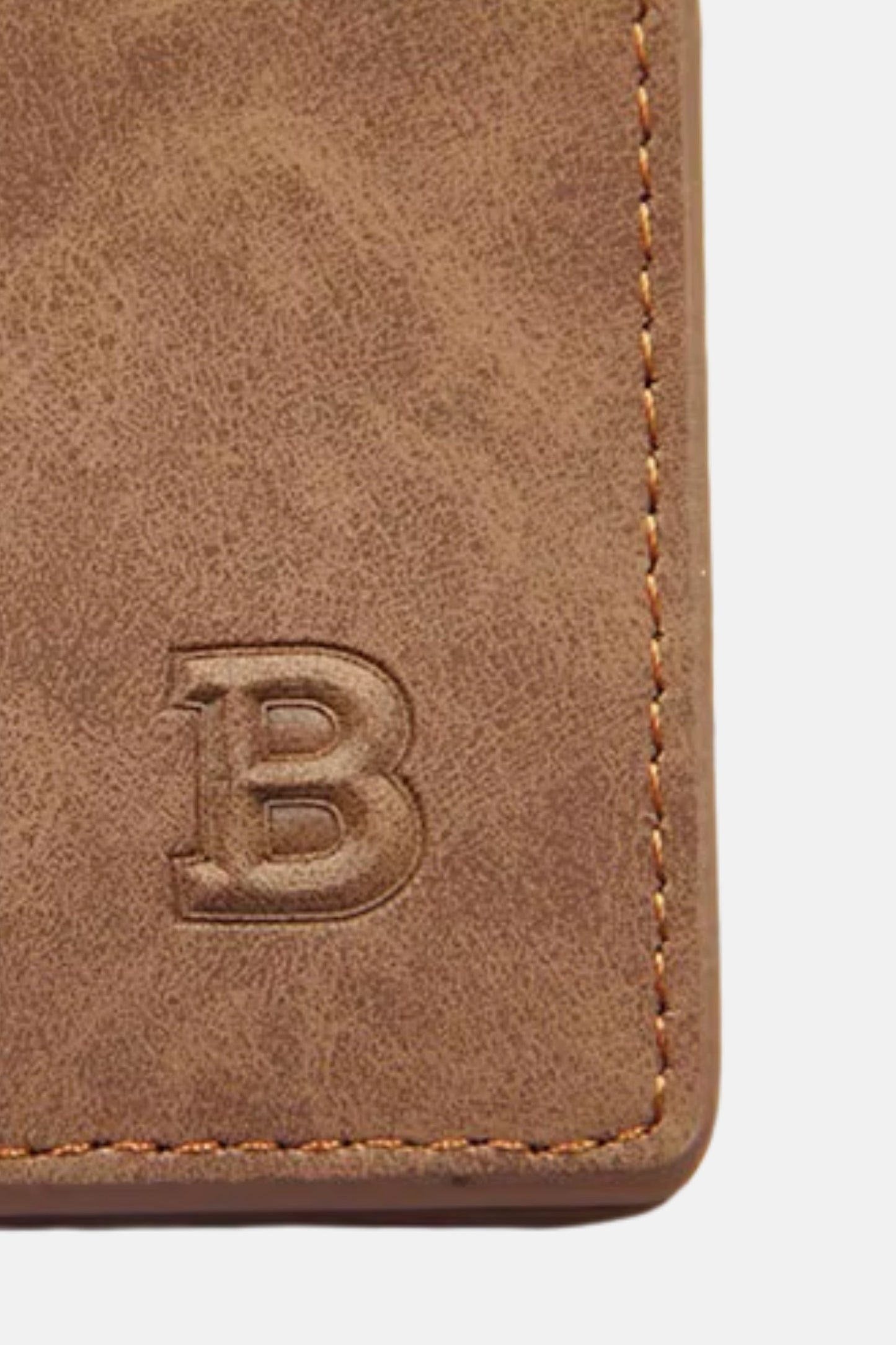 Light brown suede wallet
