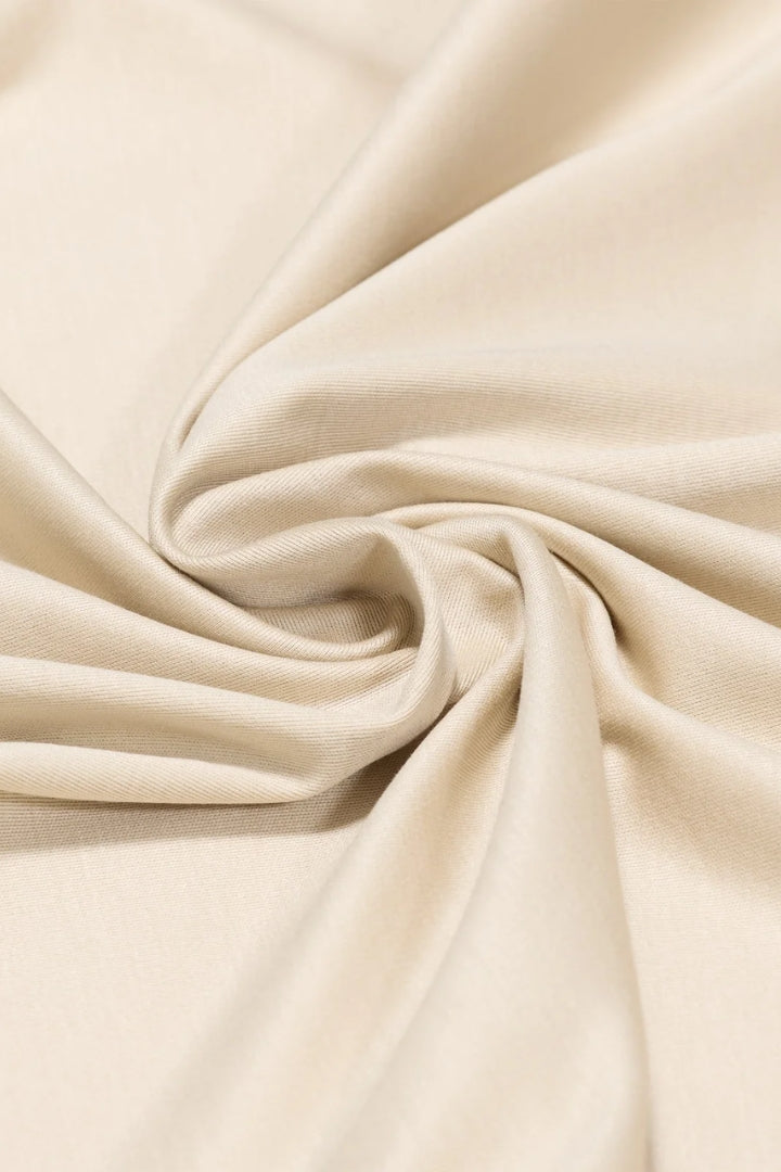 Premium shiny T-Shirt beige