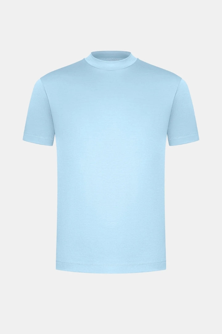 Premium Shiny T-Shirt Blue