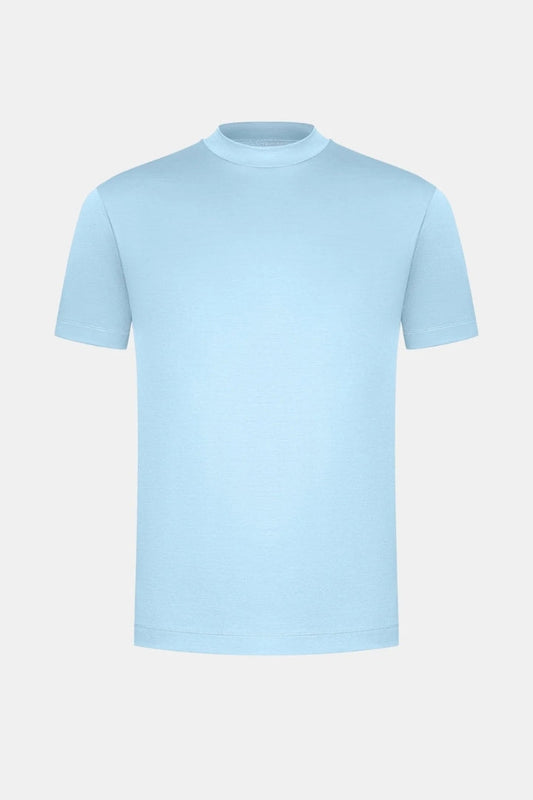 Premium Shiny T-Shirt Blue